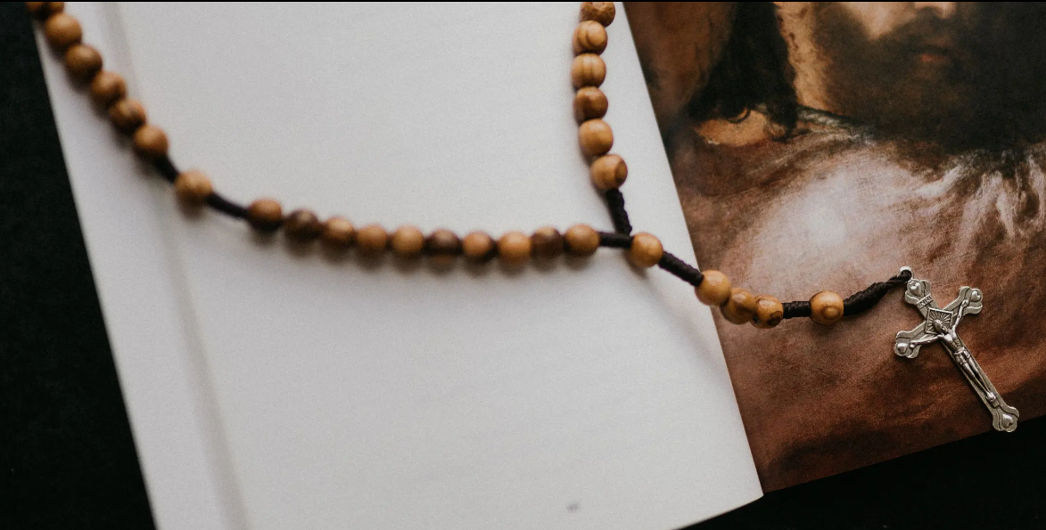 The Rosary image captured from word on fire bookstore website  https://bookstore.wordonfire.org/products/rosary-bundle